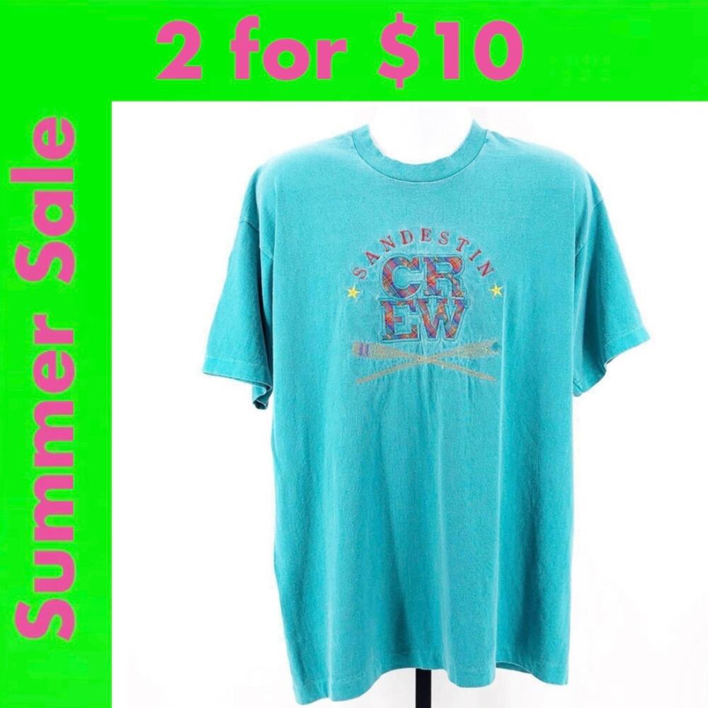 90s San Destin Crew souvenir tshirt 1990s vintage SALE